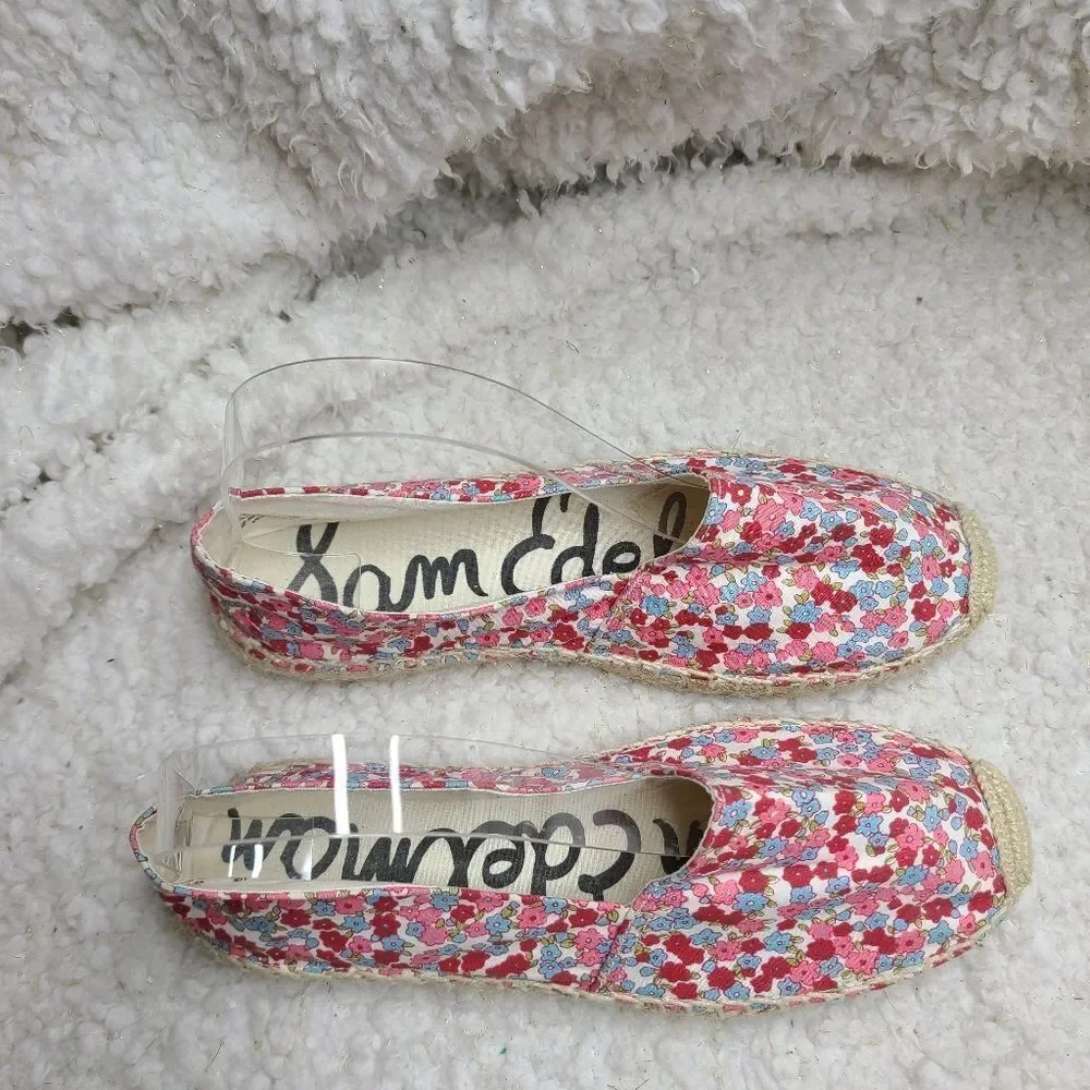 Sam Edelman Verona Multi Floral‎ Espadrille Women's sz 6.5